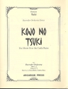 Kojo no Tsuki for recorder orchestra score and parts