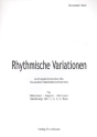 Rhythmische Variationen fr Akkordeonorchester Partitur