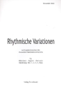 Rhythmische Variationen fr Akkordeonorchester Partitur