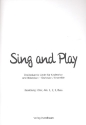 Sing and play fr Kinderchor und Akkordeonorchester Partitur