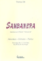Sambanera: fr Akkordeonorchester Partitur