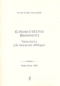 Variazioni a pi strumenti obbligati fr Instrumente und Streichorchester Studienpartitur