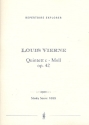 Quintett c-Moll op.42 für 2 Violinen, Viola, Violoncello und Klavier Studienpartitur
