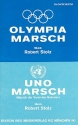 Olympia-Marsch  und  UNO-Marsch fr Salonorchester Direktion und Stimmen