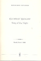 Song of the Night op.19,1 fr Violine und Orchester Studienpartitur