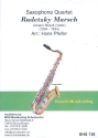 Radetzky-Marsch fr 4 Saxophone (SATBar) Partitur und Stimmen