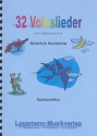 32 Volkslieder: fr 3 Klarinetten Spielpartitur