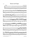 Kanon und Gigue D-Dur für 3 Violinen und Bc Basso continuo