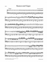 Kanon und Gigue D-Dur fr 3 Violinen und Bc Basso continuo