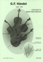 Concerto in Judas Maccabus fr 4 Violoncelli (Fagotte) Partitur und Stimmen