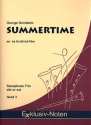 Summertime fr 3 Saxophone (SAT/ATBar) Partitur und Stimmen