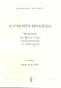Serenade d-Moll op.44 fr Violoncello, Kontrabass und Blser Studienpartitur