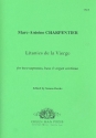 Litanies de la Vierge for 2 sopranos, bass and organ continuo 4 scores