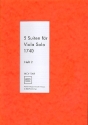 5 Suiten von 1740 Band 2 (Nr.4-5) fr Viola