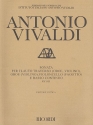 Sonate RV801 fr Flte (Oboe, Violine), Oboe (Violine), Violoncello (Fagott) und Bc Partitur it/en