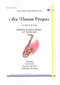 Ave verum corpus fr 5 Saxophone (AATTBar) Partitur und Stimmen