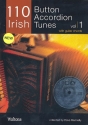 110 Irish Button Accordeon Tunes vol.1 (+CD): for accordion (with guitar chords)