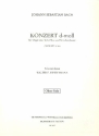 Konzert d-Moll nach BWV35 und BWV156 fr Oboe (Orgel) und Streichorchester Oboe solo