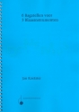 6 Bagatellen fr Oboe, Klarinette und Fagott Partitur und Stimmen