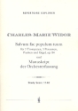 Salvum fac populum tuum op.84 fr 3 Trompeten, 3 Posaunen, Pauken und Orgel Studienpartitur (mit Manuskript der Orchesterfassung)