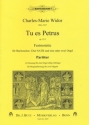 Tu es Petrus op.23,2 fr Soli, gem Chor und 1-2 Orgeln Partitur