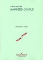 Married Couple for clarinet and cello score and parts