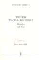 Hamlet op.67a fr Soli und Orchester fr Violoncello und Orchester Studienpartitur