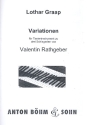 Variationen zu 3 Schlagarien von Valentin Rathgeber fr Tasteninstrument