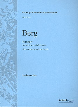 Konzert fr Violine und Orchester Studienpartitur