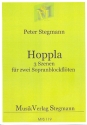 Hoppla fr 2 Sopranblockflten Spielpartitur