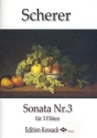 Sonate D-Dur Nr.3 fr 3 Flten Partitur und Stimmen