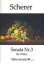 Sonate D-Dur Nr.3 fr 3 Flten Partitur und Stimmen