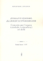 Concerto per l'organo (cem, klav) ed archi Studienpartitur (1762)