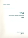 Trio fr Violine, Viola und Violoncello Partitur und Stimmen