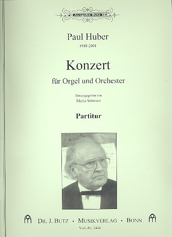 Konzert fr Orgel und Orchester Partitur