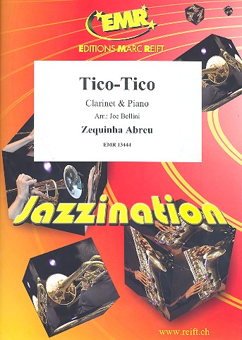 Tico-Tico (in A Major) Level 5 for clarinet and piano