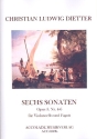 6 Sonaten op.3 Band 2 (Nr.4-6) für Fagott und Violoncello Partitur und Stimmen