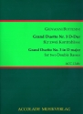 Grand Duetto D-Dur Nr.3 fr 2 Kontrabsse Spielpartitur (Reprint)