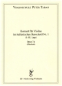 Konzert im italienischen Barockstil Nr.1 op.7a fr Violine und Klavier