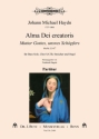 Alma Dei creatoris SheHa221-Eb fr Bass, gem Chor, Streicher und Orgel Partitur