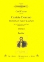 Cantate Domino fr gem Chor, Streicher und Orgel (Blser ad lib) Partitur