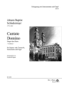 Cantate Domino fr Gesang (hoch), Instrumente und Orgel Partitur und Instrumentalstimmen