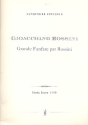 Grande Fanfare par Rossini fr 4 Hrner und Orchester Studienpartitur