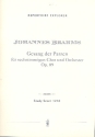 Gesang der Parzen op.89 fr 6-stg Chor und Orchester Studienpartitur (1882)