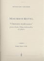 Chansons madcasses pour chant , flute, violoncelle et piano, Studienpartitur