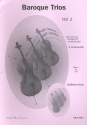 Baroque Trios Band 2 für 3 Violoncelli Partitur und Stimmen