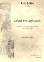Missa pro defunctis pour tnor, choeur mixte, choeur  voix gales et orgue partition