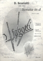 Sonate d-Moll K52 fr 4 Fagotte Partitur und Stimmen
