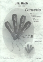 Concerto BWV592 fr 4 Blockflten (ATTB) Partitur und Stimmen