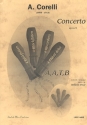 Concerto op.6,10 fr 4 Blockflten (AATB) Partitur und Stimmen